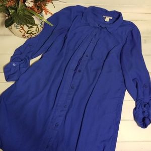 Royal Blue button up